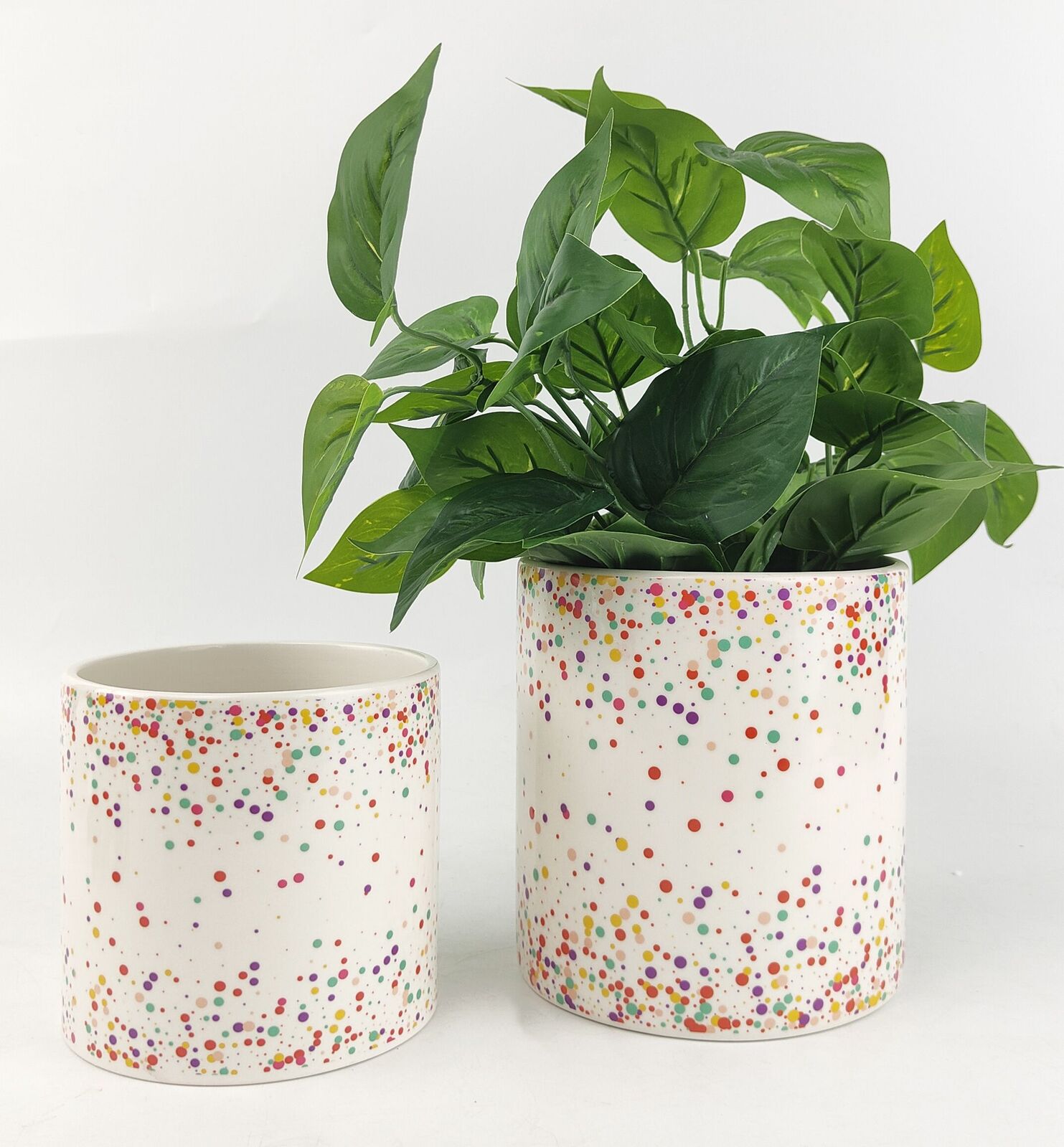Confetti Planter Colourful Med 16cm Pots & Planters > Pots; New