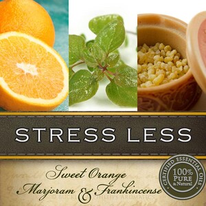 Stress less artisan candle