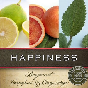 Happiness artisan candle