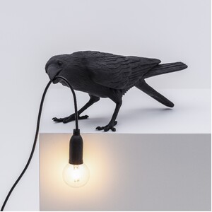 Black bird lamp - Playing - Indoor only