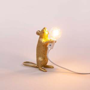 Mouse lamp #4 Standing (Gold)