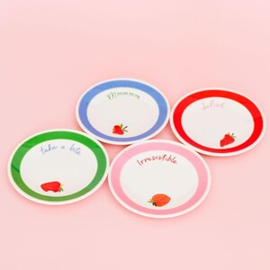 Kate Spade NY Melamine Tidbit Plate Set, Adventure Stripe
