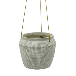 Textured Hanging Pots 15xH13