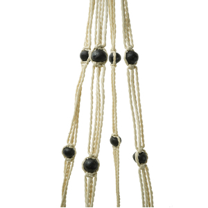 Cotton Hanger w/Beads H115cm