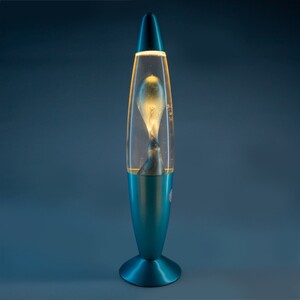 METALLIC MOTION LAVA LAMP BLUE - BULK ITEM