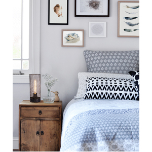 Clara Touch Table Lamp - Black