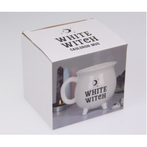 White Witch Cauldron Mug (Colour Box)