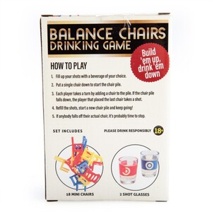 Balancing Chairs Drinking Game