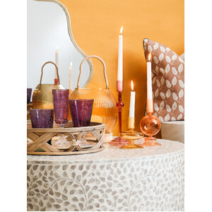 Candlestick Mia Plum - BULK ITEM
