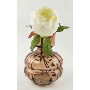 Tommy Squat Glass Vase Rose Sm 15cm