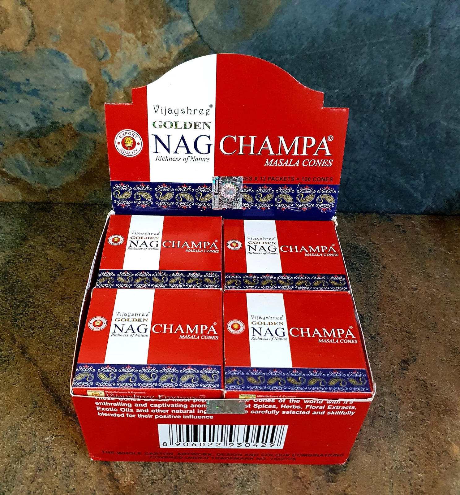 Gold Nag Champa Cones Home Fragrance & Oils > Incense; New Arrivals
