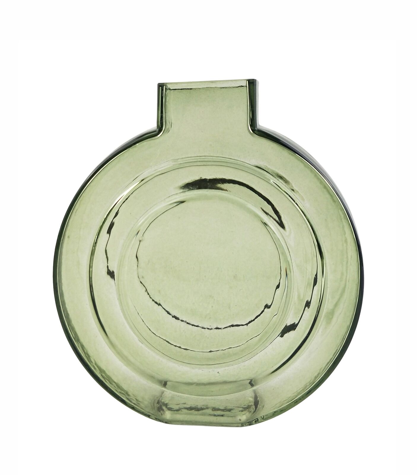 Tommy Round Glass Vase Sage Sm 16.5cm Homewares & Décor > Decroator