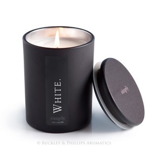 White natural soy jar candle - 100% Australian Made