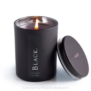 Black soy jar candle