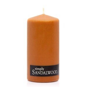 Sandalwood pillar candle