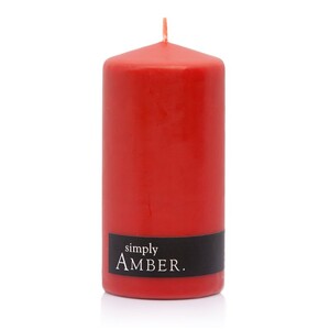 AMBER PILLAR CANDLE