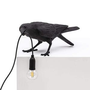Black bird lamp - Playing - Indoor only