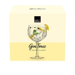 Gin & Tonic Glass Set/4 650ml - CLICK & COLLECT ONLY