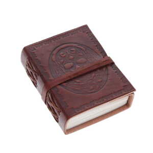 Skull Leather Journal 7.5cm x 10cm