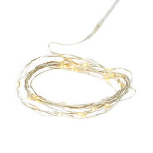 String light led 20 bulb 2m SILVER