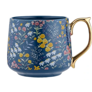Flowering Fields Blue Mug