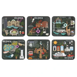 Land Down Under Vic 6pk Coaster