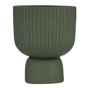 Large Dark Green Zaria Pot