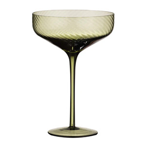 Katrina Olive Green Cocktail Glass