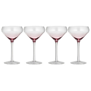 Prism Plum 4pk Coupe Glass  - BULK ITEM