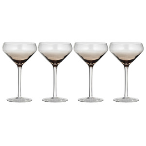 Prism Noir 4pk Coupe Glass  - BULK ITEM