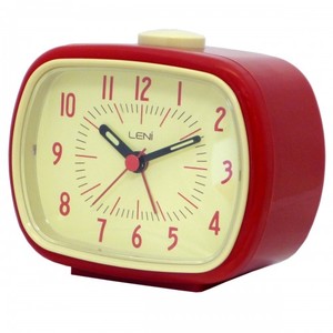 Leni retro alarm clock red