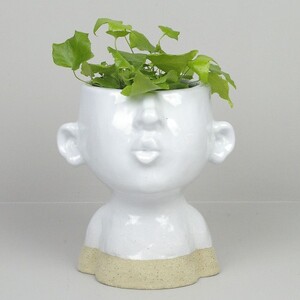 Kissing Boy Vase Blue 17cm