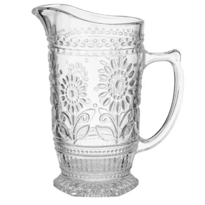 Sunflower Clear Jug - BULK ITEM