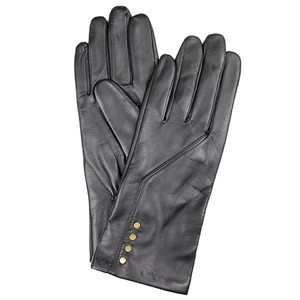 Medium (size 7) - Black leather