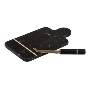 Emerson Black 2pc Cheese for One