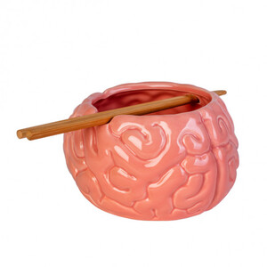 NOODLE BOWL W/CHOPSTICKS BRAIN