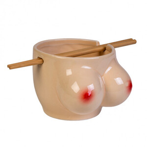 NOODLE BOWL W/CHOPSTICKS BOOBS 