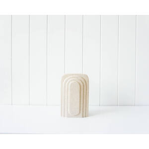 Vase - Lazar - Beige Speck - 12x18cm