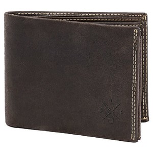 ADAKU LEATHER WALLET DARK BROWN