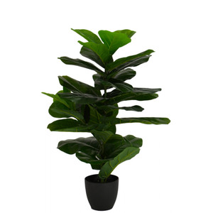 80cm real touch fiddleleaf tree in pot