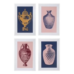 Antiquity Wall Décor S/4 40x2.5x60cm Pk - CLICK & COLLECT ONLY