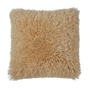 AM Long Faux Fur Cushion - Gold