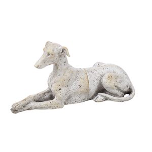 AM Hound Bookends 31x9.8X13.7cm White - BULK ITEM