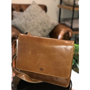 Anurie plus messenger bag cognac