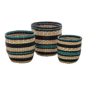 Lamia Basket Set/3 23x23x24cm - BULK ITEM