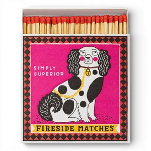 Staffordshire Figure Square Matchboxes