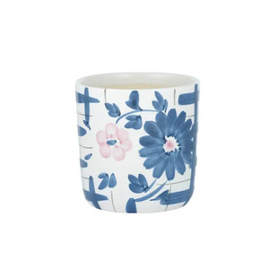 Floweret Ceramic Pot 14x14cm Multi