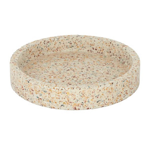 Kit Terrazzo Tray 24x4cm White - BULK ITEM