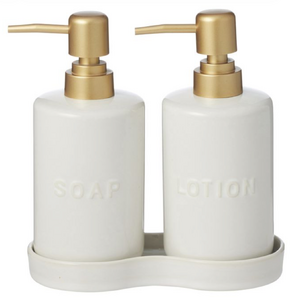 Smythe S/2 Cer Lotion Dispensers 17.5cm