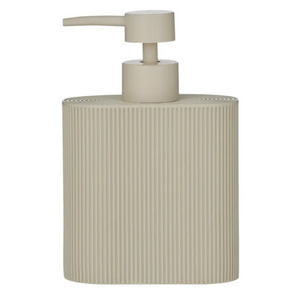 Sid Resin Dispenser 10.5x5.5x16cm Taupe